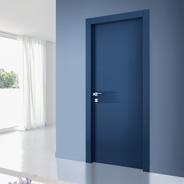 Blue Color Door Painting Service in Dubai