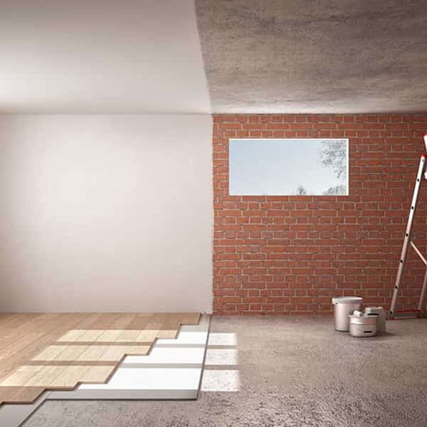 Home renovation in progress.