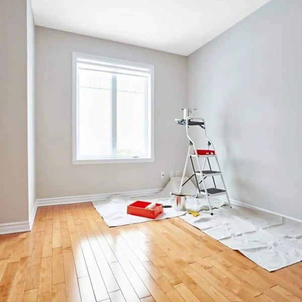 IK Painting Services is One of the best painting company in Dubai painted a apartment wall
