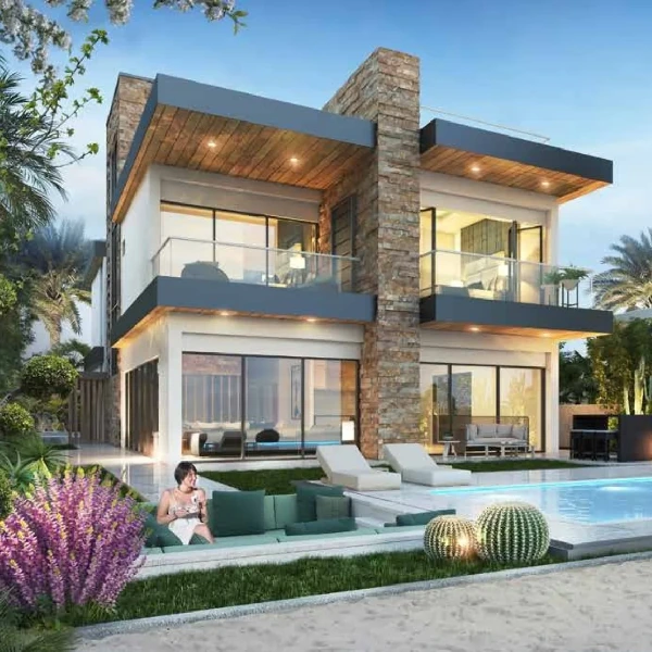 Modern Design Villa Painted in Dubai