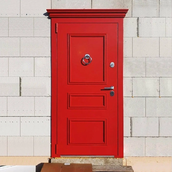 Red Color Door Painting Service in Dubai