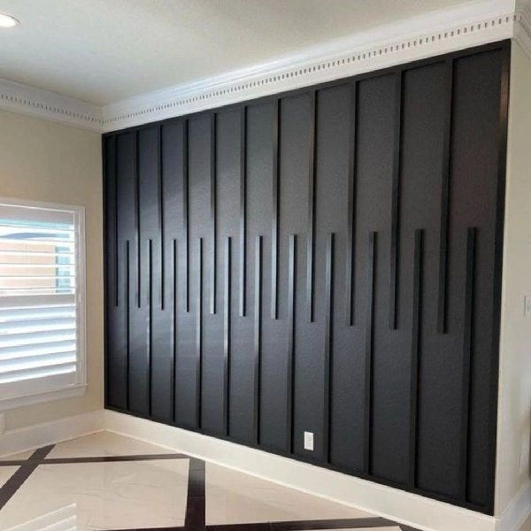 Black Color Wall Moulding For Office in Dubai