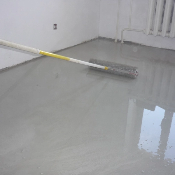 Grey Color Floor Painting in Dubai