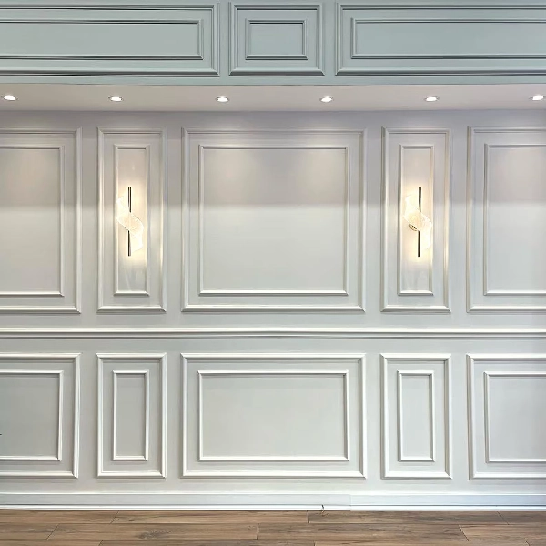 Modern Design White Color Wall Moulding in Dubai
