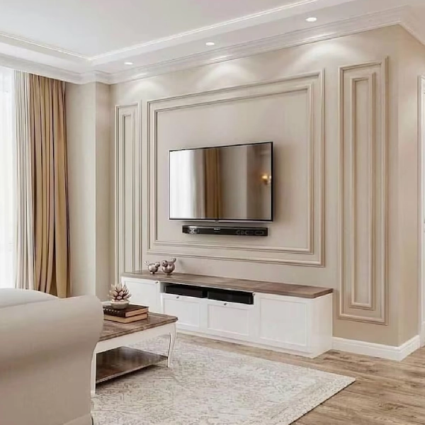 Wall Moulding For TV Units in Dubai
